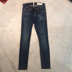 Rag & Bone High Rise Skinny Jeans
